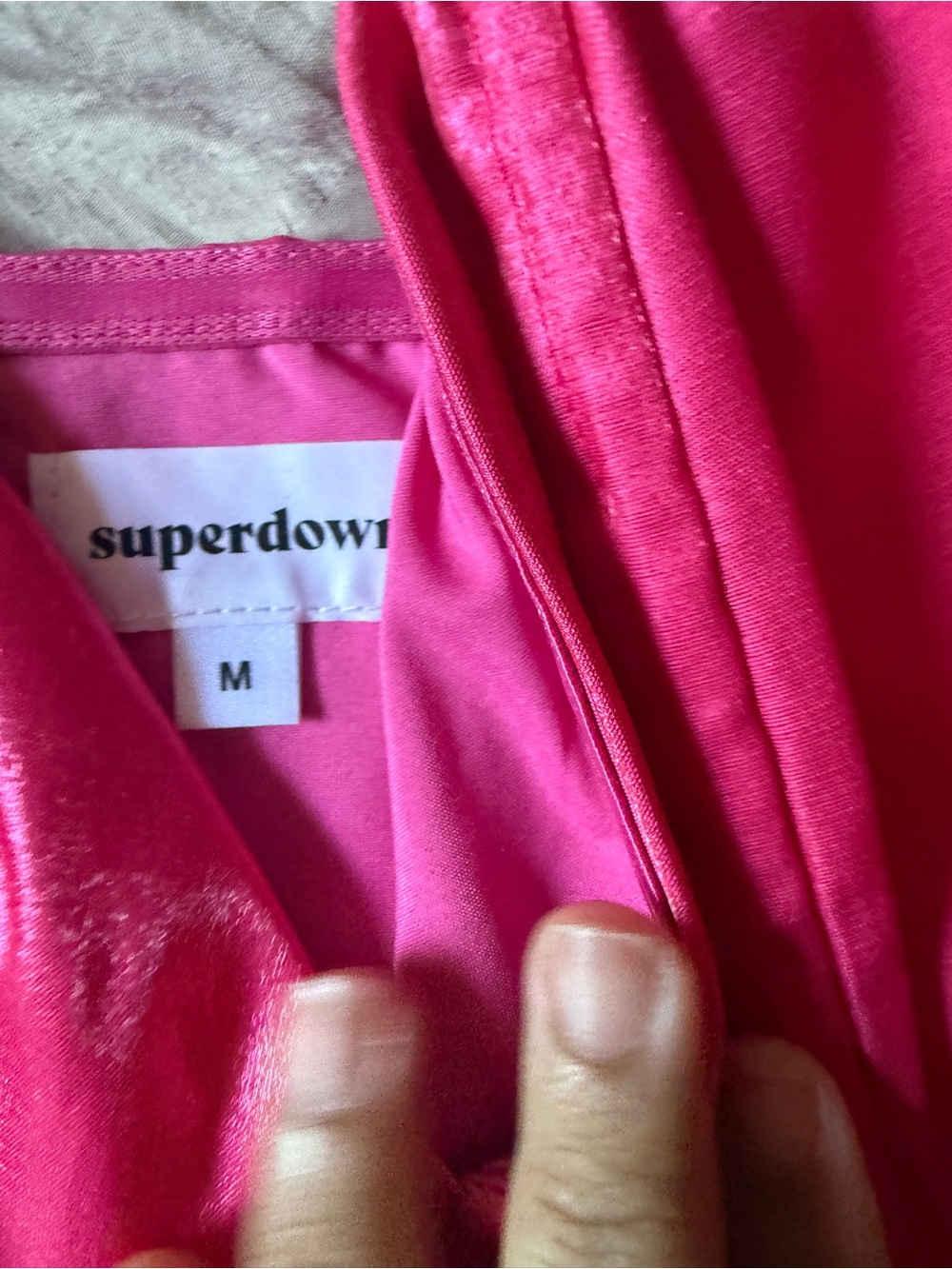 Superdown Hot Pink Clara Corset Sz M - Picture 4 of 5